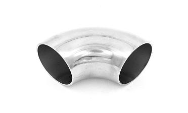 Отвод поручня Ø42.4х90х1.45 мм, 90°, полированный 400 Grit (AISI 201) k346-5 купить в Омске