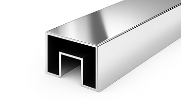 Труба 40х60, с пазом 24х24, полированная, AISI 304 k824-3 купить в Омске