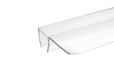 Уплотнитель для стекла 8мм, 90°, стекло-стекло 2,2 м.длина уса 25 мм t215y-8 купить в Омске