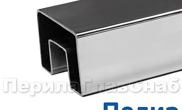 Труба 40х60, с пазом 24х24, полированная, AISI 304 k824-3 купить в Омске