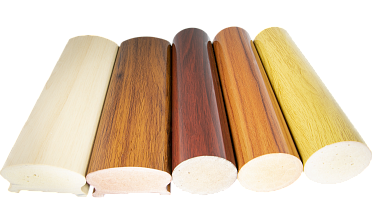 Комплект образцов ПВХ поручня фигурный + текстурный (5 видов) Фk889  купить в Омске