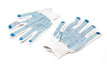 Перчатки х/б, точка Ф-0809 купить в Омске