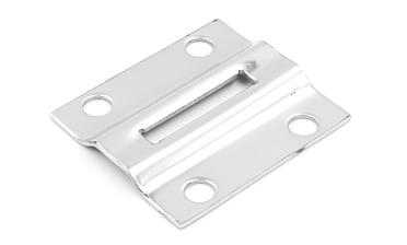 Боковой крепеж стойки под Ø38.1 мм, полированный (AISI 316) k056-2 купить в Омске