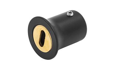  Соединитель стена-труба 19 мм, цинк, черный t907 BZn  купить в Омске