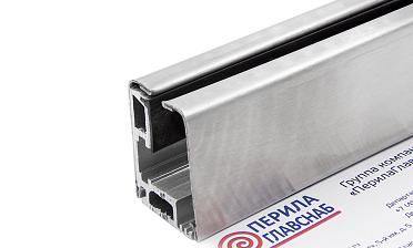 Профиль алюминиевый зажимной  для стекла 8-12мм, AISI 304 SSS, шлифованный, длина 3 метра т40-9 SSS купить в Омске