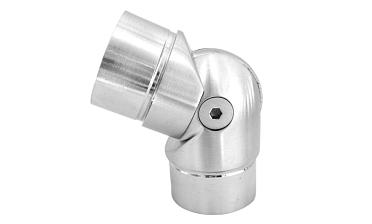 Поворот литой, внутренний, шарнирный, под Ø50.8х1.5 мм, шлифованный, AISI 304 Фk011-6 купить в Омске