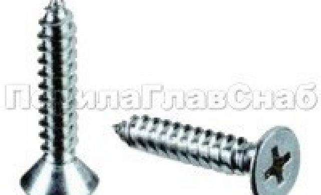 (DIN 7982.А2) Саморез 3,5х40 пот.гол. нерж. под крест М-3847