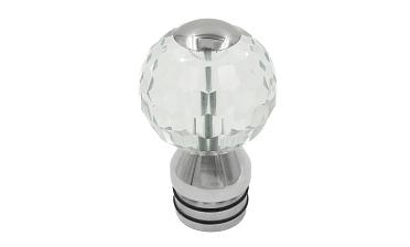 Стеклянный шар, наконечник на стойку Ø50.8 мм, с алюминиевой системой фиксации, прозрачный k248 купить в Омске