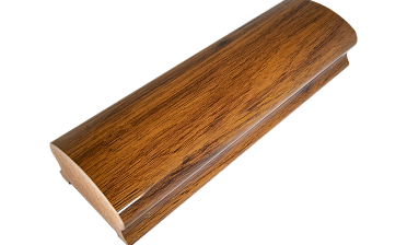 Пластиковый поручень фигурный текстурный, цвет Венге, длина 4м k897-3  купить в Омске