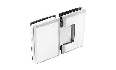 Петля для душевой кабины стекло-стекло 180° 90х55 мм, шлифованная  t303 SSS купить в Омске