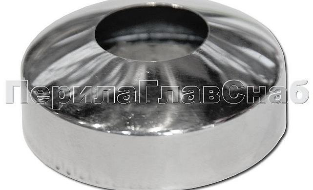 Крышка точечного держателя, отверстие 22 мм, полированная, (AISI 201) k055-4