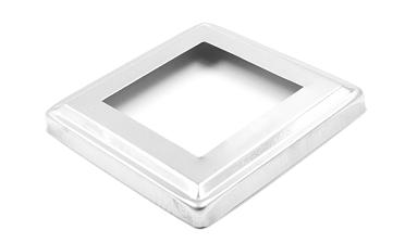 Низ стойки штампованный 135х135 мм, для трубы 81х81 мм, фигурный AISI 304 k376 купить в Омске