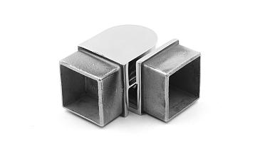 Поворот поручня 40х40 мм, регулируемый, полированный, (AISI 304) k366 купить в Омске