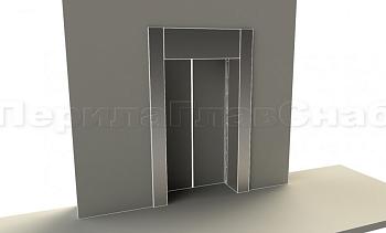 Облицовка портала лифта в Омске. Готовые проекты ПерилаГлавСнаб