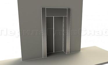 Облицовка портала лифта купить в Омске