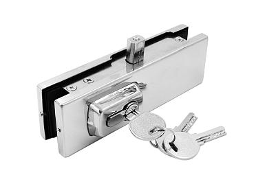 Замки для стеклянных дверей купить в Омске