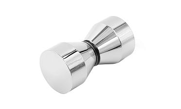 Дверная ручка «кноб» для душа, алюминий-хром, полированная t693 ALPC купить в Омске