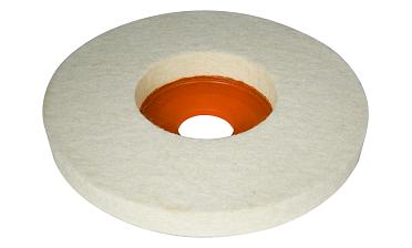 K427-3 войлок белый Ø125х10 мм очищенный, для тонкой полировки 11 000 rpm, Premium k427-3  купить в Омске