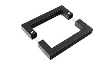 Ручка-скоба 171х20х20 мм, нержавеющая сталь AISI 304, черная t667 Bl купить в Омске