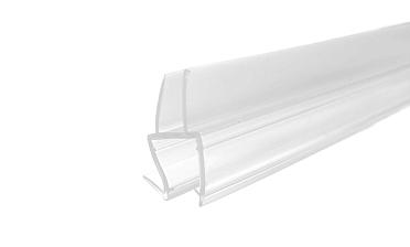 Уплотнитель для стекла в душевую кабину 10 мм, прозрачный, стена-стекло 2200 мм t226 купить в Омске
