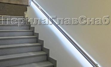 Пристенный поручень с LED подсветкой купить в Омске