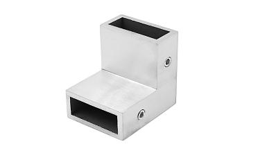 Соединитель труба-труба 90°, для трека 30х10 мм, 90°, AISI 304, шлифованный t460 SSS купить в Омске