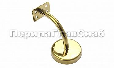 Пристенок с ложементом под плоскость,  сварной с крышкой, полированный, под золото (AISI 201) Фk386-88 купить в Омске