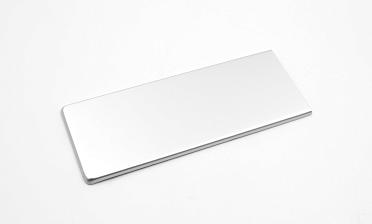 Торцевая заглушка 49х118 мм на зажимной алюминиевый профиль k601-12  купить в Омске