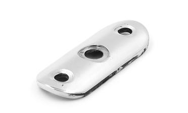 Лодочка (ложемент) под поручень Ø38,1 мм, литой, полированный, нержавеющая AISI 304 k046-38 купить в Омске