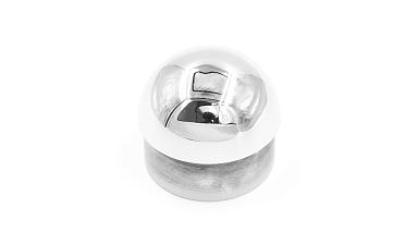 Заглушка литая сферическая на трубу Ø42.4х1.5 мм (AISI 304) полированная k272  купить в Омске