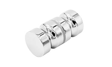 Дверная ручка «кноб», алюминий-хром, полированная t692 ALPC купить в Омске