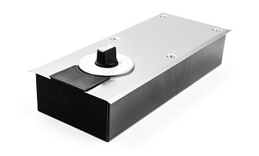 Доводчик для стеклянной двери напольный, шлифованный EN2 500 тыс.циклов  115 гр (дверь 700-900 мм , до 80 кг) t186-2 SSS купить в Омске