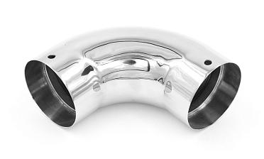 Поворот 90 град для круглого пластикового поручня (AISI 304) k259-2 купить в Омске