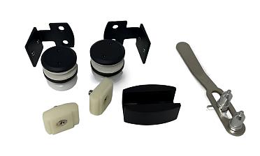 Комплект раздвижной системы на G-профиле, черный t407 BL  купить в Омске