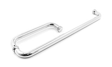 Дверная ручка-скоба 19х450х200 мм, полированная, AISI 304 t626-19 PSS купить в Омске