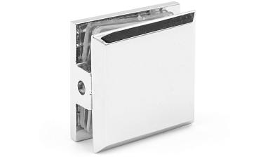 Коннектор для душевой стена-стекло 45х45, латунь-хром t730-2 PC купить в Омске