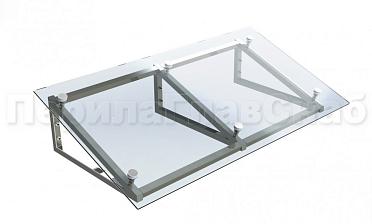 Козырек на треугольном скате на спайдерах купить в Омске