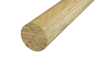 Поручень деревянный из Дуба Ø50мм -  2,0 м Премиум Ф-1662 купить в Омске