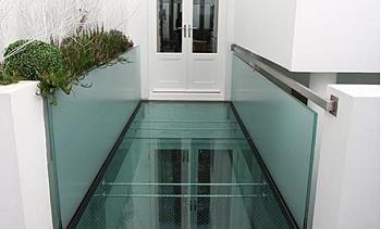 Двойное усиленное стеклянное перекрытие в Омске. Готовые проекты ПерилаГлавСнаб