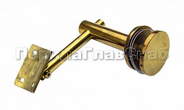 Выносной держатель поручня на стекло 8-16 мм, под золото (AISI 304) Фk241-88 купить в Омске