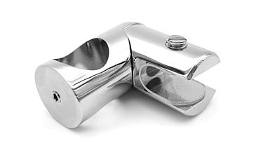 Держатель стекла сквозной боковой, для трубы 19 мм, полированный, t912 PSS купить в Омске