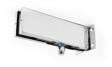 Фитинг на фрамугу с осью и монтажной пластиной, полированный t130 PSS купить в Омске