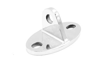 Крепление ванты(тяги) козырька к стене (AISI316), литое, полированное k658-16 купить в Омске