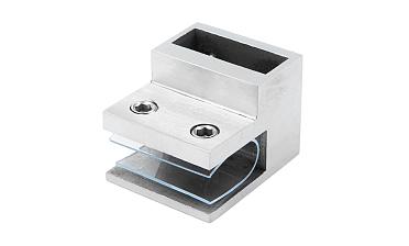 Коннектор торцевой труба-стекло, для трубы 30х10, шлиф t467 SSS купить в Омске