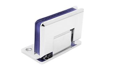 Петля для душевой кабины стена-стекло 90° с односторонним креплением, 90*55, цинк, полированная t305 PZn купить в Омске