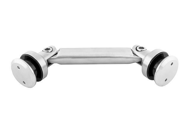 Крепление стекло-стекло, штанга 103 мм, без зенковки tt202-103А SSS