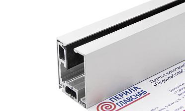Комплект зажимного профиля для стекла 8-12 мм, анодированный, L=3000 мм т40-3 AL купить в Омске