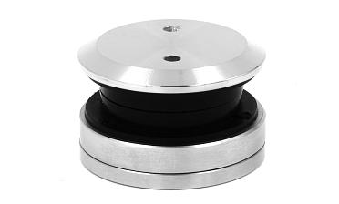 Точечный стеклодержатель 8.5-10.5 мм, регулируемый, без зенковки, для стекла 8-10 мм t502A SSS купить в Омске