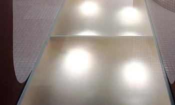 Подсветка полов в ванной комнате в Омске. Готовые проекты ПерилаГлавСнаб