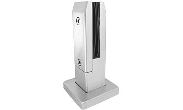 Стеклодержатель литой напольный, плоский 50х50х190 мм, шлифованный (AISI 304) Фk275-2 купить в Омске